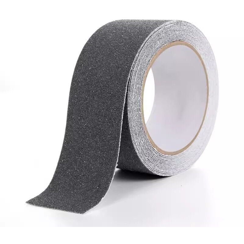 foto del prodotto nastro antiscivolo per scale esterne, 5 cm x 5 m, impugnatura antiscivolo, nastro di trazione, impedisce lo scivolamento per anziani, bambini e
