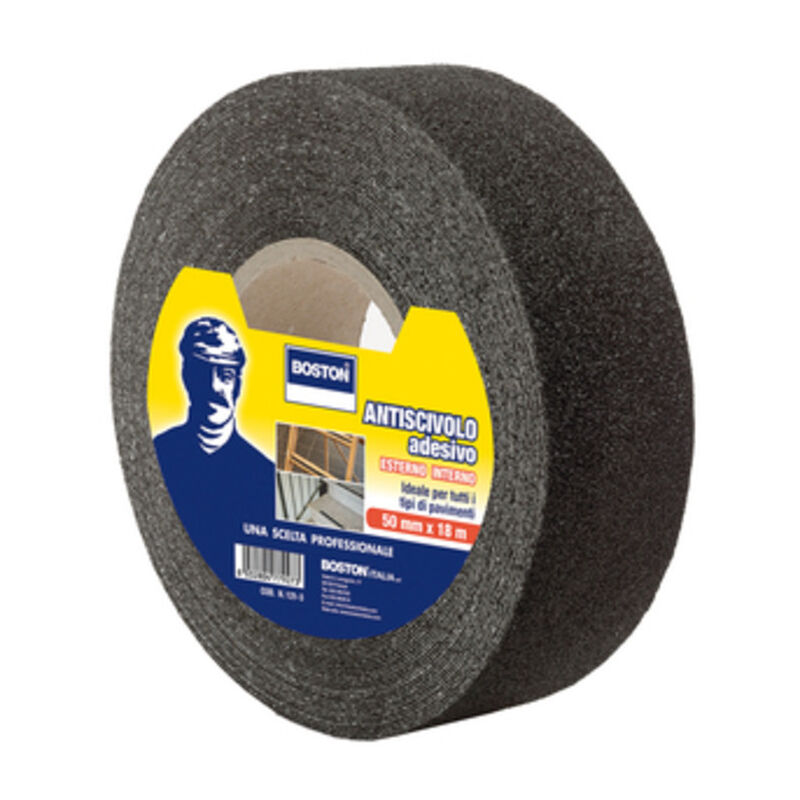foto del prodotto nastro antisdrucciolo nero mm.50x18m boston