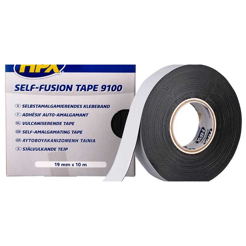 foto del prodotto nastro autoagglomerante vulcanizzante autofusione nero 19 mm x 10 m hpx sf1910
