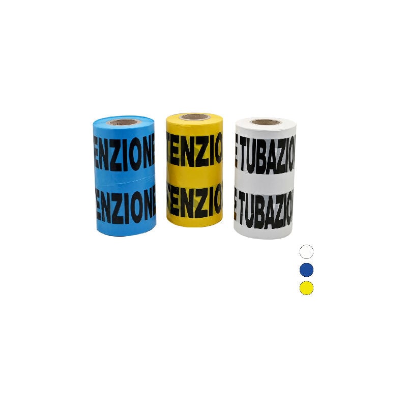 foto del prodotto nastro avvertitore blu tubo acqua 200 mt camon