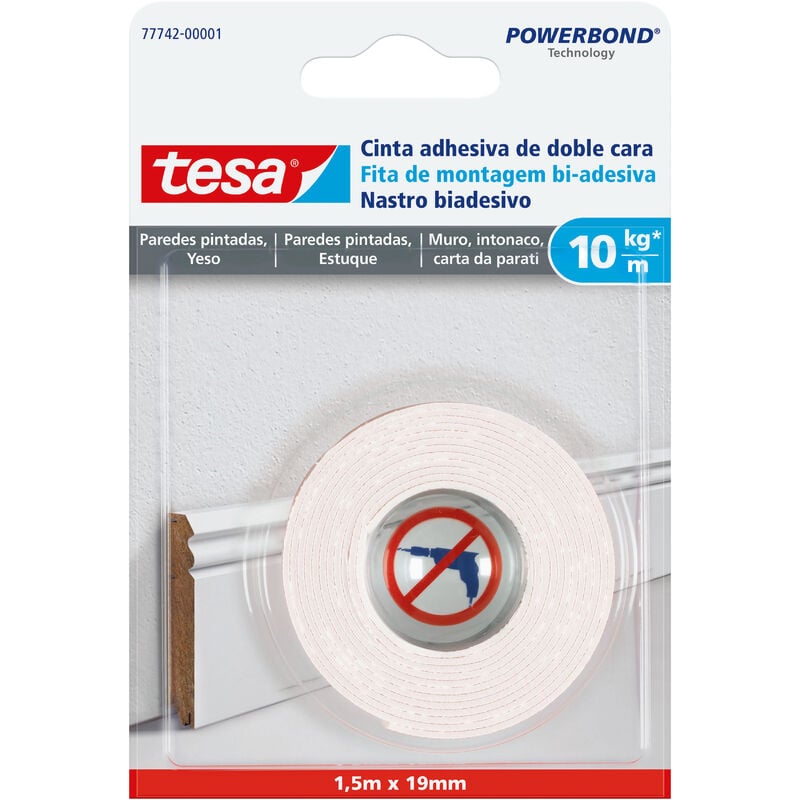 foto del prodotto nastro biades. powerbond intonaco ml.1,5x19mm