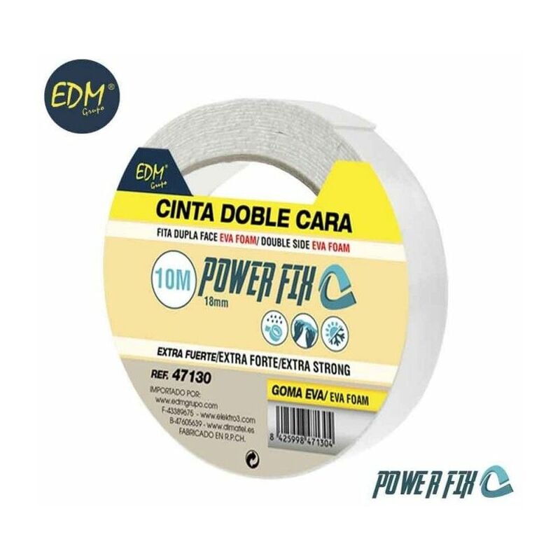 foto del prodotto nastro biadesivo 10 m x 18 mm edm