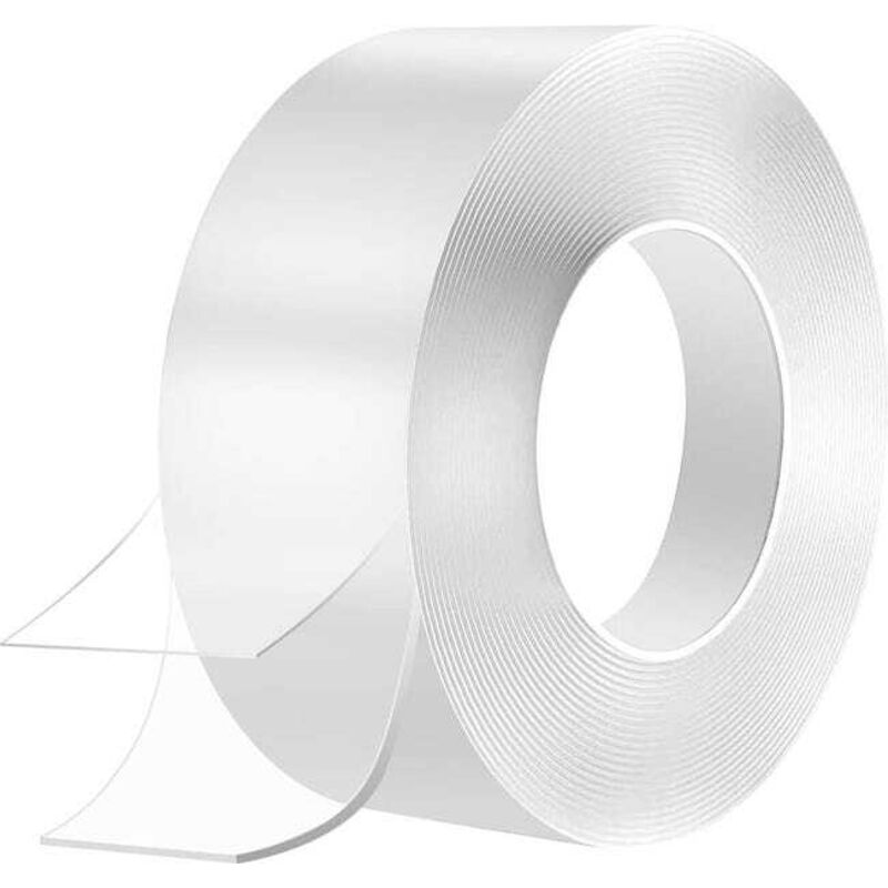 foto del prodotto nastro biadesivo 5 mx 50 mm x 2 mm nano nastro extra spesso trasparente acrilico