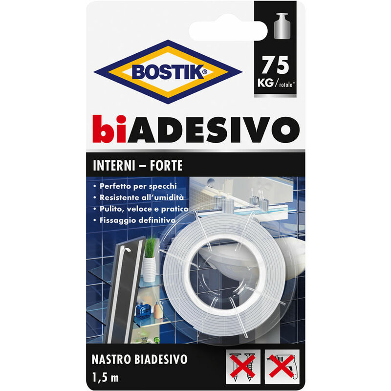 foto del prodotto nastro biadesivo in schiuma per interni mm. 19 x 1,5 mt