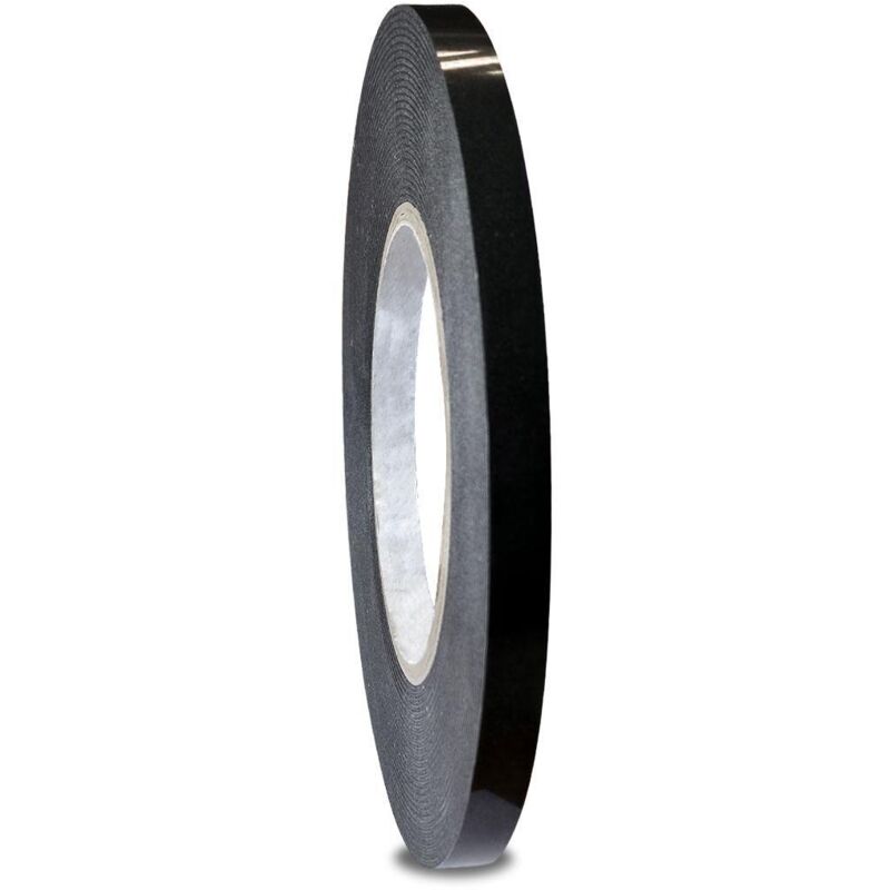 foto del prodotto nastro biadesivo multisuperficie nero 9 mm x 10 metri