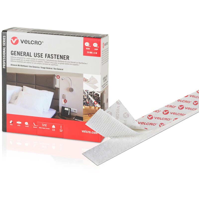 foto del prodotto nastro biadesivo nero 50 mm x 5 m brand ean 8412355200066 velcro