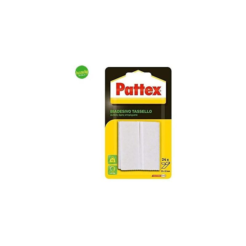 foto del prodotto nastro biadesivo pattex pretagliato 25 x 12 mm