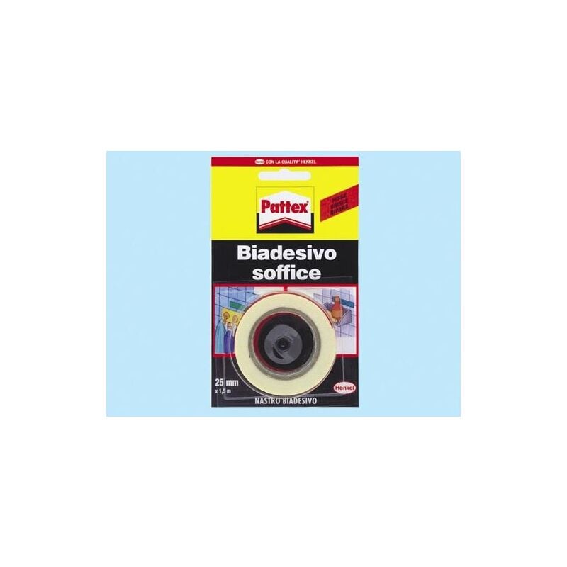foto del prodotto nastro biadesivo soffice pattex mm. 25x1.5mm