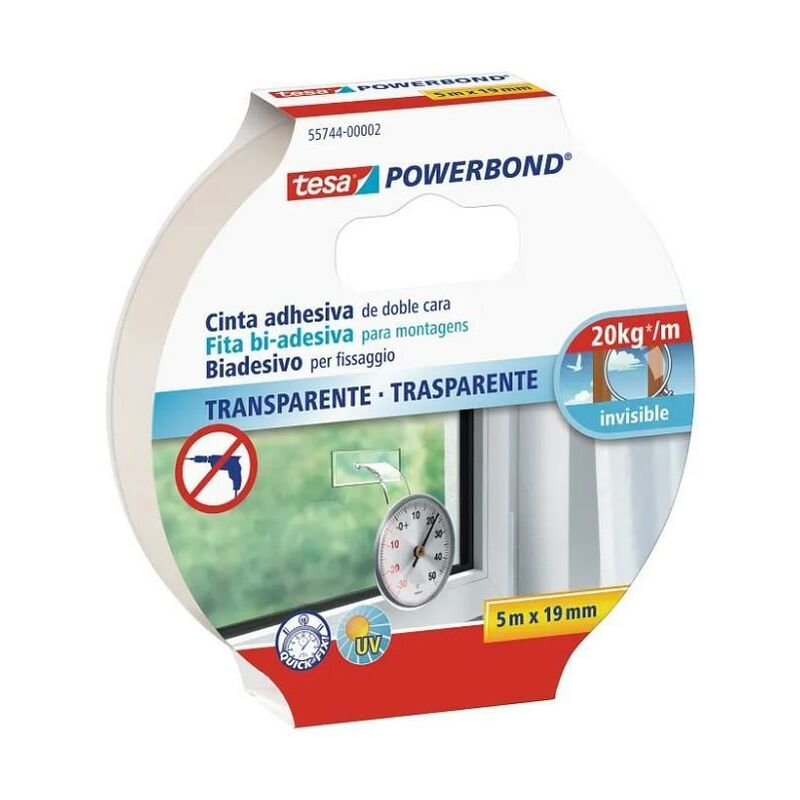 foto del prodotto nastro biadesivo tesa powerbond trasparente 55744 00002 20