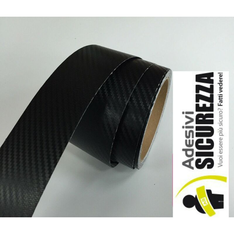 foto del prodotto nastro car wrapping in carbonio 3d a strisce da 25 50mm x 5 metri misura 2,5cm x 5 metri