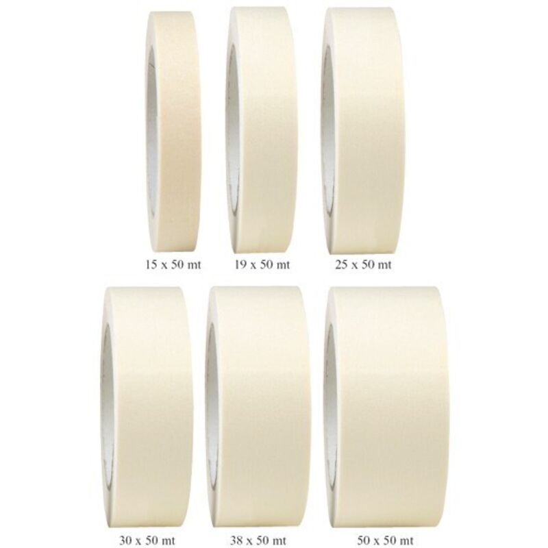 foto del prodotto nastro carta maschera mascheratura carrozziere 50x50 50x50 axel 50mm 50 mt