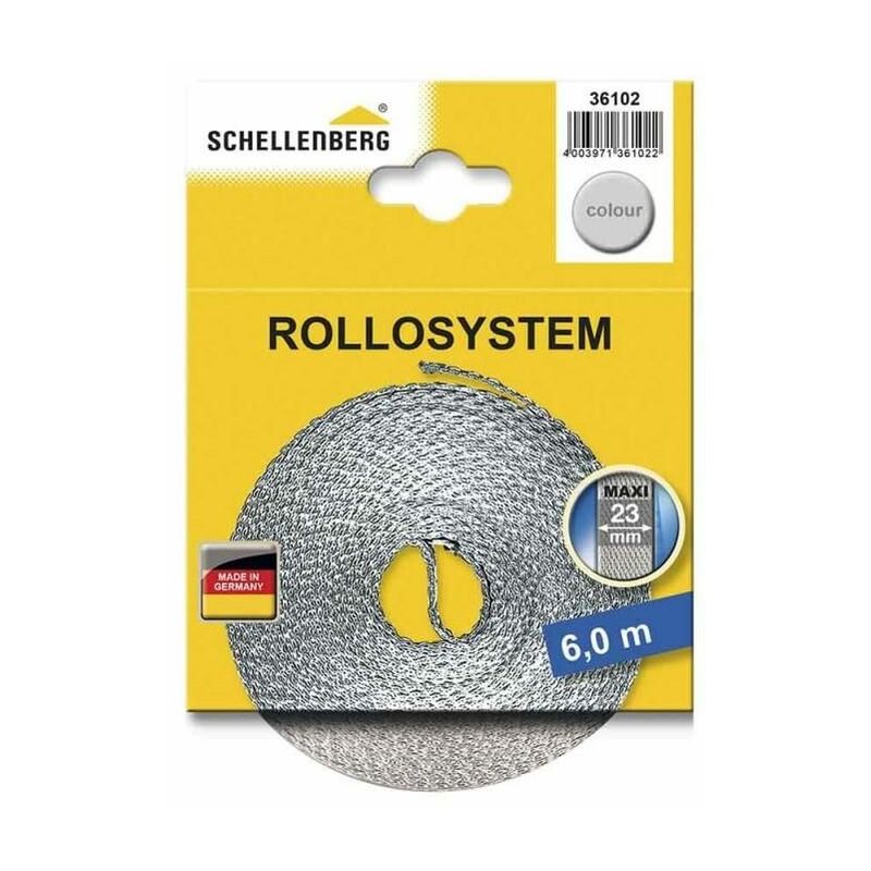 foto del prodotto nastro cieco schellenberg 23 mm x 6 m grigio