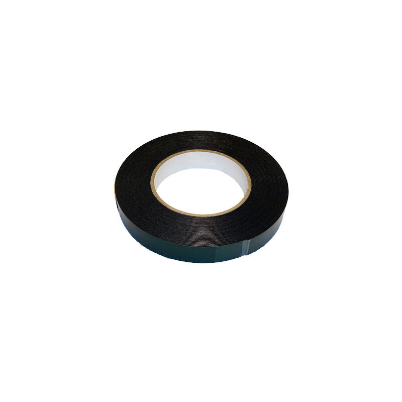 foto del prodotto nastro di foam multi surface nero 25 mm x 10 metri