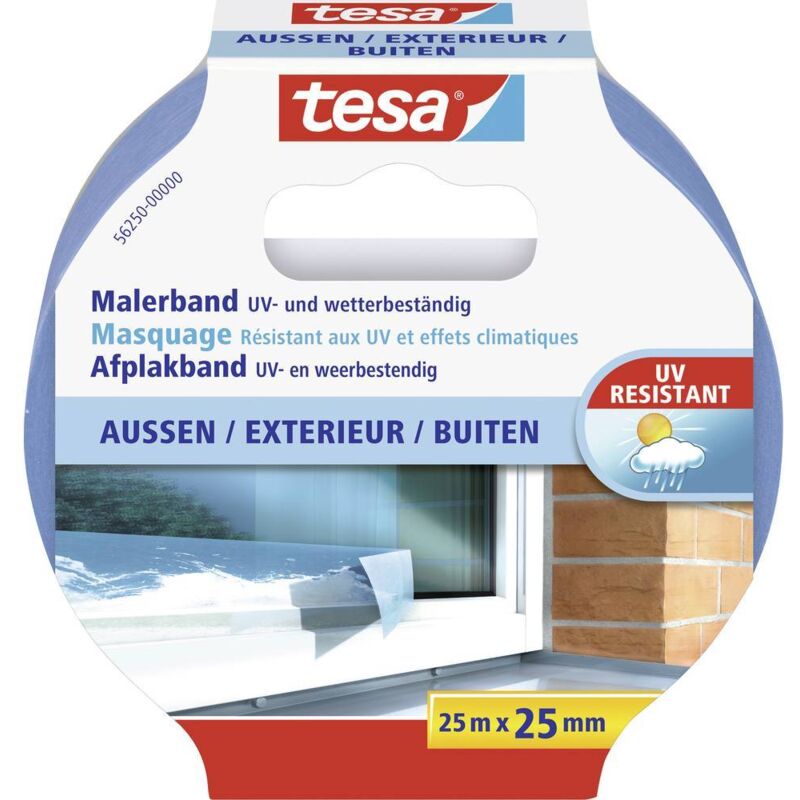 foto del prodotto nastro di precisione da pittore outdoor l x p 25 m x 25 mm blu 56250 contenuto 1 rotolo tesa