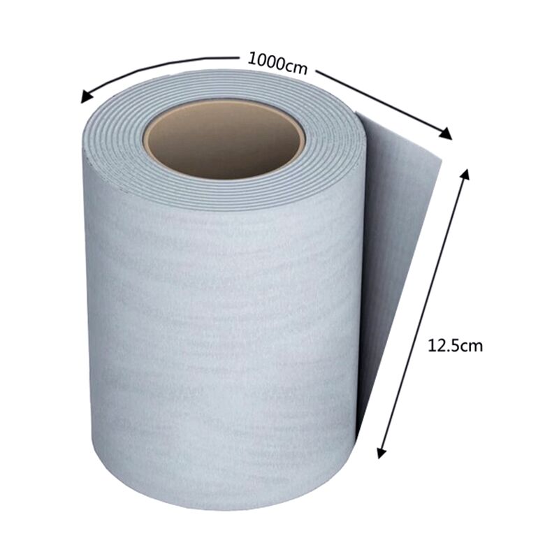 foto del prodotto nastro di tenuta tessuto immpermeabile in polipropilene grigio rotolo da 12,5x1000 cm nastro sigillante