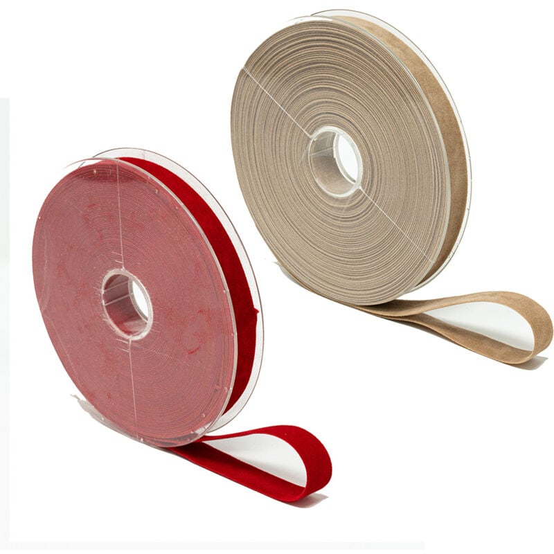 foto del prodotto nastro di velluto, colori assortiti, 15 mm x 15 m