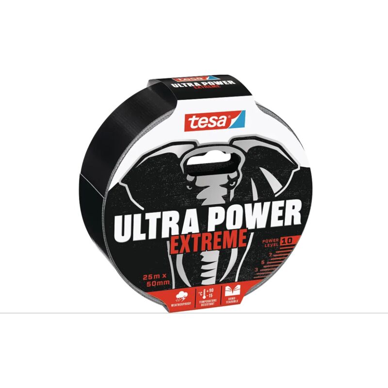 foto del prodotto nastro estremamente forte ultra power mt 25x50 nero