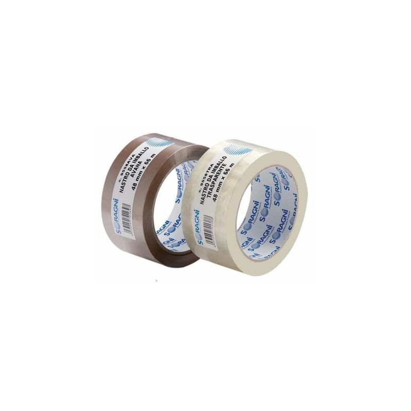 foto del prodotto nastro imballo silenzioso 48 mm x 66 m avana 36 pz