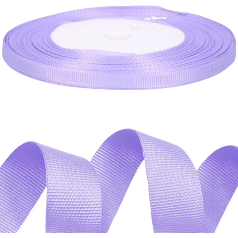 foto del prodotto nastro in gros grain 0,6 cm x 25y nastro decorativo viola 23 m