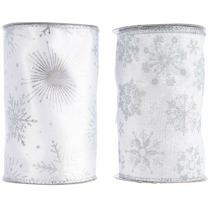 foto del prodotto nastro in poliestrere bianco 13 cm. pezzo singolo