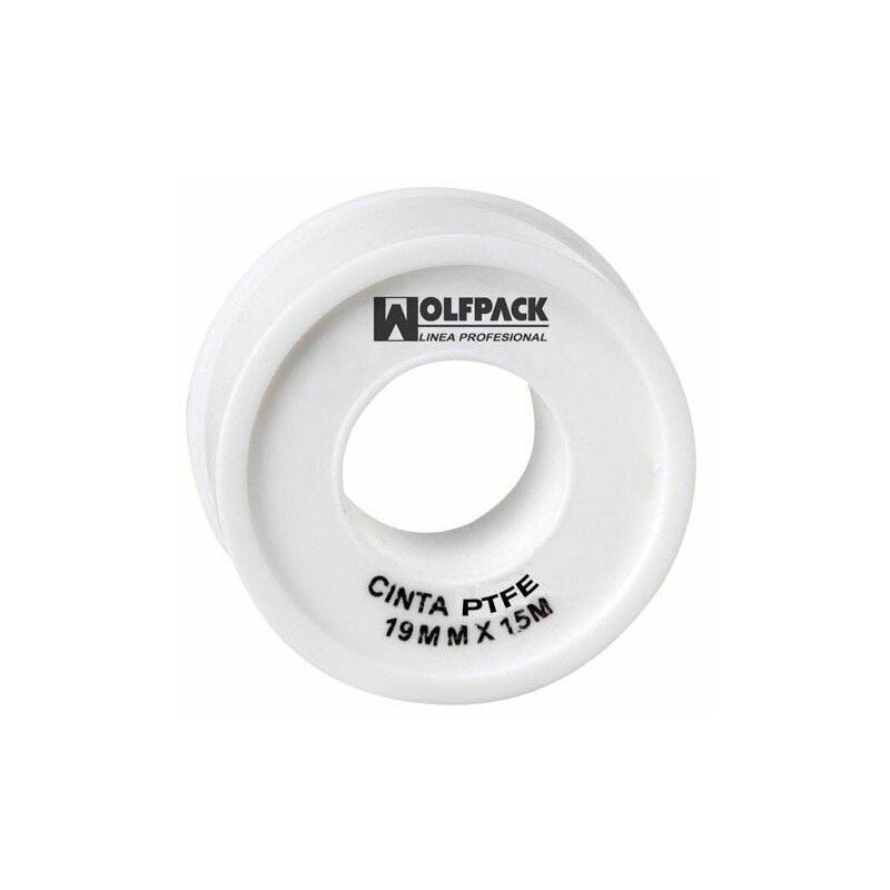 foto del prodotto nastro in ptfe wolfpack 12 mm. x 10 mt. pacchetto 10 rotoli 