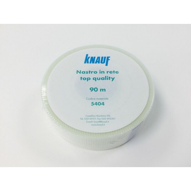 foto del prodotto nastro in rete coprigiunti per cartongesso knauf top quality mm 48x90 mt