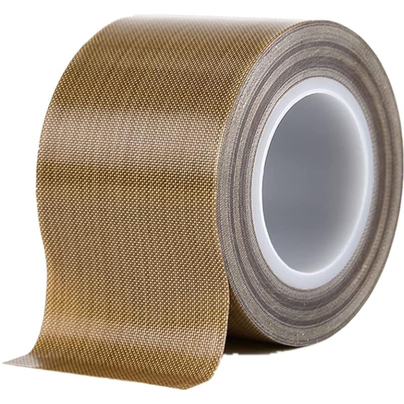 foto del prodotto nastro in teflon 2 pollici x 33 piedi x 0,18 mm nastro in ptfe per sigillatrice sottovuoto, sigillatrici manuali a impulsi nastro in fibra di vetro
