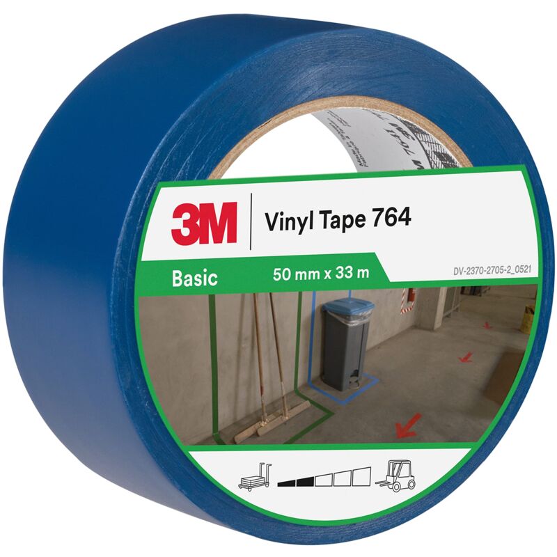 foto del prodotto nastro in vinile multiuso 764i blu, 50 mm x 33 m 3m