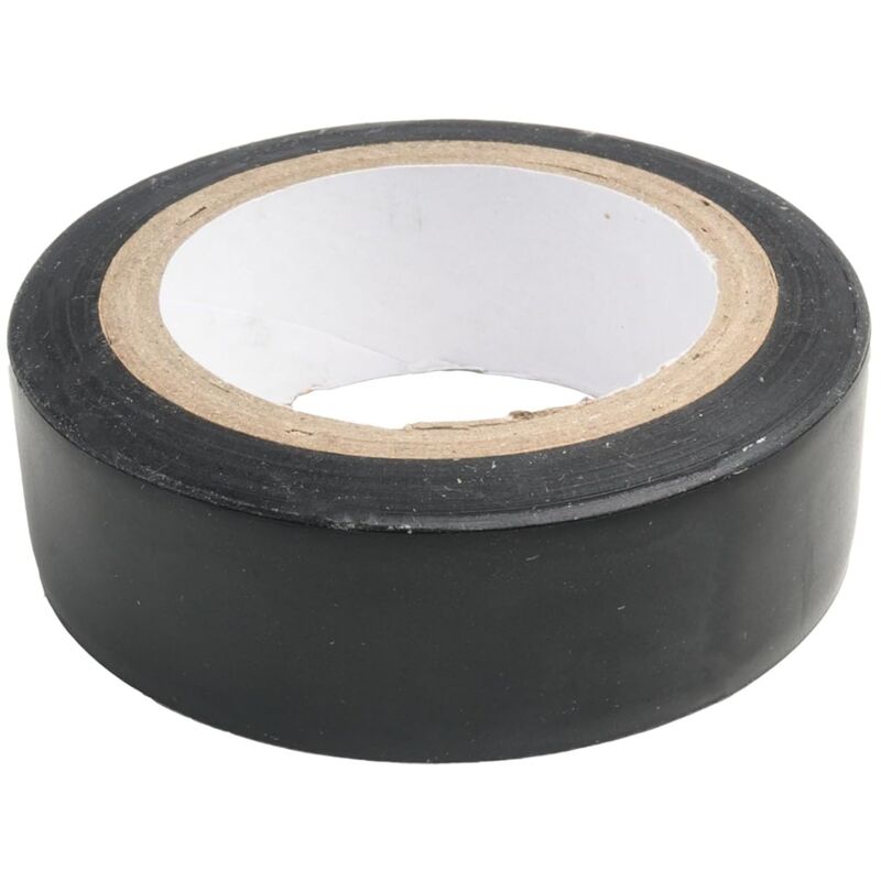 foto del prodotto nastro isolante 1 rotolo di nastro isolante nero, 17 mm x 10 m, pvc isolante professionale, adesivo per auto, veicoli, cablaggio elettrico generale