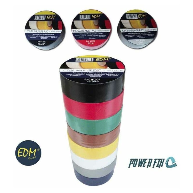 foto del prodotto nastro isolante 10m x 19mm blu qualit edm supra