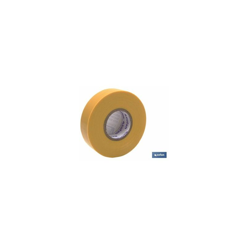 foto del prodotto nastro isolante 180 micron giallo 19mmx20 metri