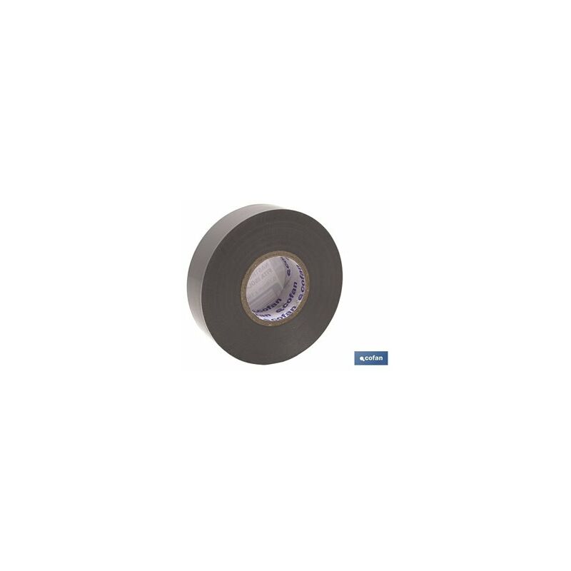 foto del prodotto nastro isolante 180 micron grigio 19mmx20 metri