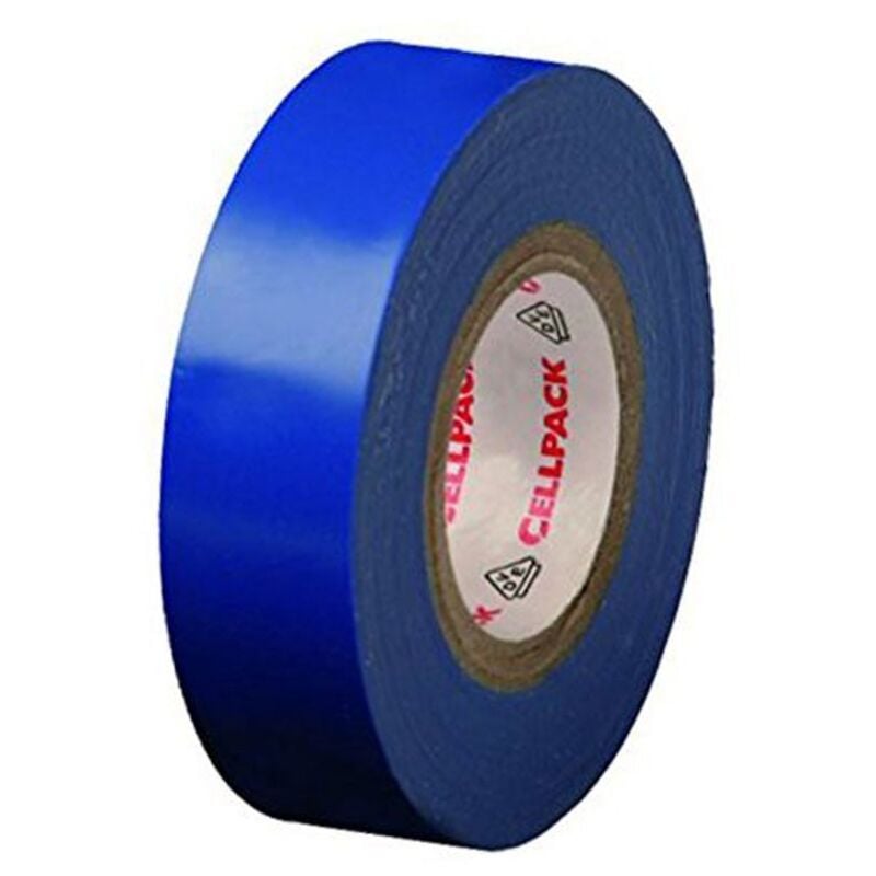 foto del prodotto nastro isolante blu cellpack 15x10x0,15 in pvc 145825