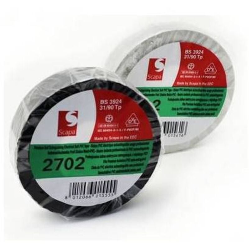 foto del prodotto nastro isolante cm 1.9 x 25 mt bianco ff