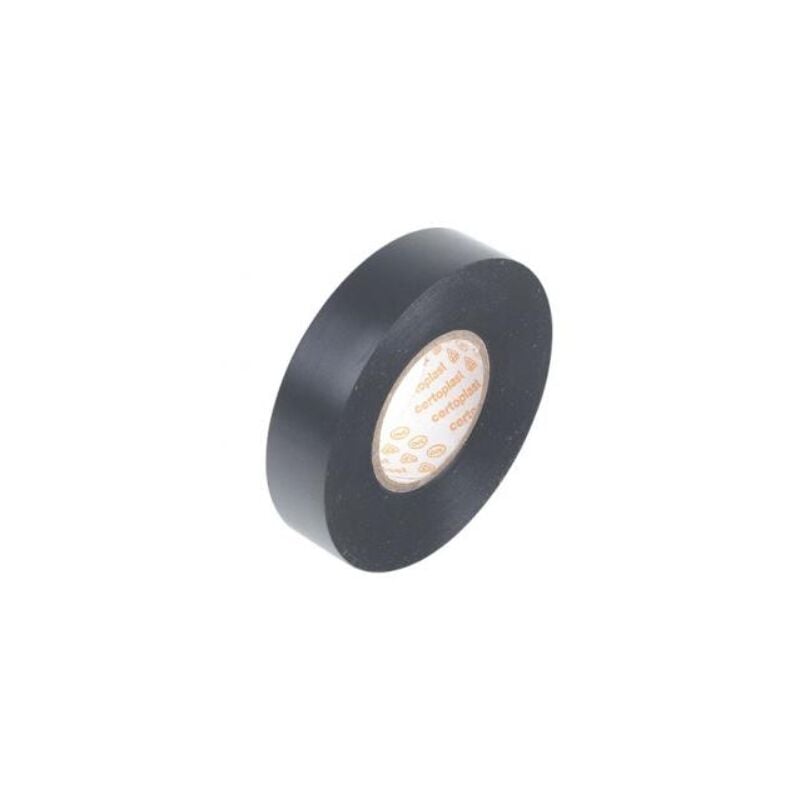 foto del prodotto nastro isolante colore nero larghezza 19,00 mm lunghezza 33,00 m
