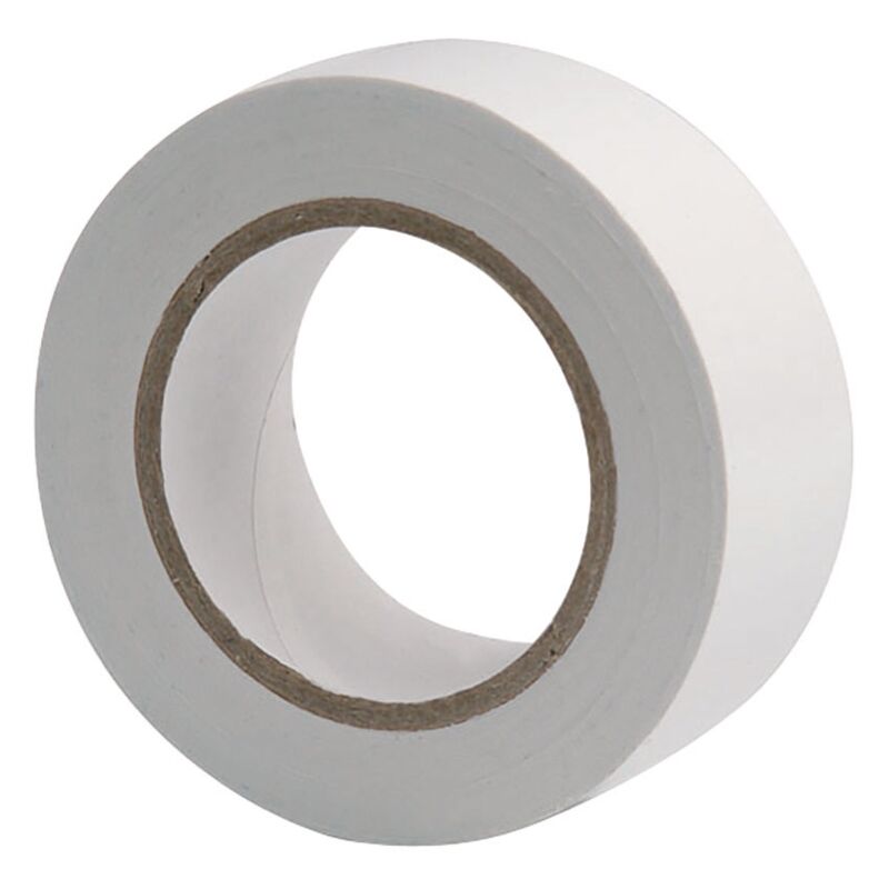 foto del prodotto nastro isolante elettrico bianco 0,13mmx19mmx10mts