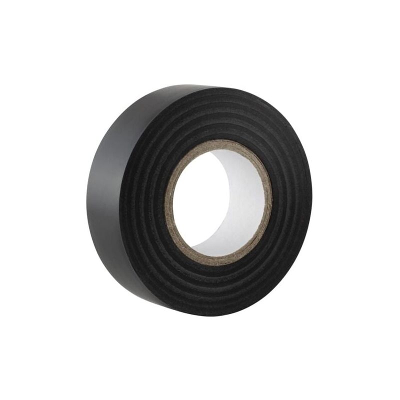 foto del prodotto nastro isolante elettrico nero 18 mm x 18 m forte, autoadesivo protegge, raggruppa, ripara i cavi 4 rotoli
