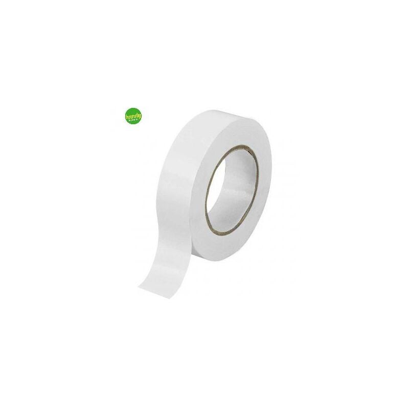 foto del prodotto nastro isolante elettrocanali bianco 10 m x 15 mm