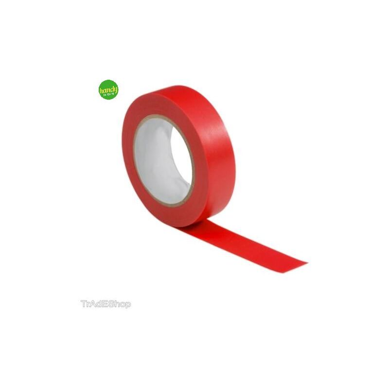 foto del prodotto nastro isolante elettrocanali rosso 10 m x 15 mm