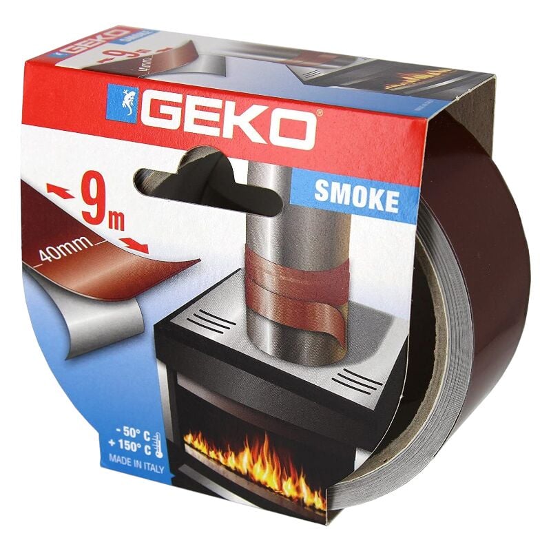 foto del prodotto nastro isolante in alluminio per sigillare tubi stufe alte temperature rotolo 9 mt marrone