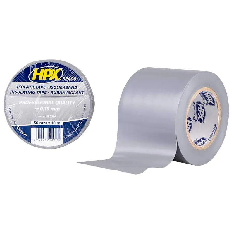 foto del prodotto nastro isolante in pvc tape 52400, grigio, 50mm x 10m