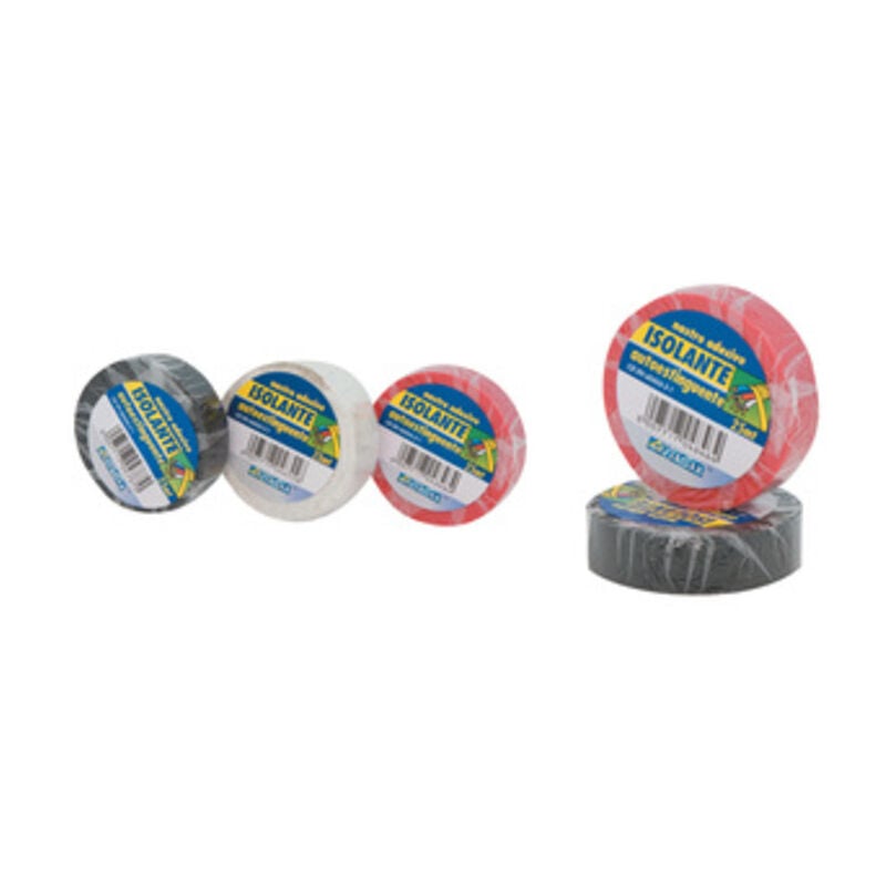 foto del prodotto nastro isolante nero mm.15 mt.10 . prezzo per 1 pezzo.