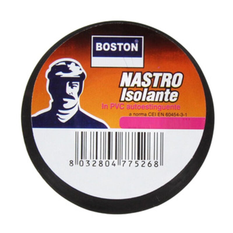 foto del prodotto nastro isolante nero mm.50 mt.25 . prezzo per 1 pezzo.