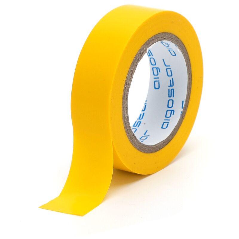 foto del prodotto nastro isolante pvc 17mm x 20m di colore giallo aigostar
