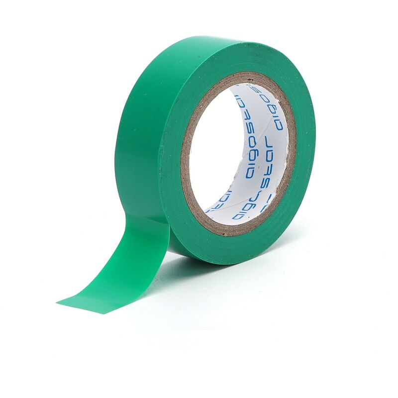 foto del prodotto nastro isolante pvc 17mm x 20m di colore verde aigostar