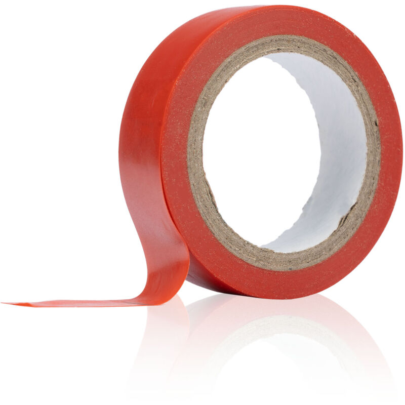 foto del prodotto nastro isolante rosso 16mm x 10m