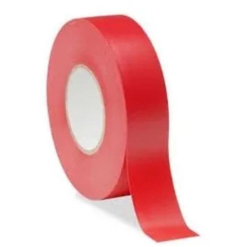 foto del prodotto nastro isolante rosso 19mmx25mx0.15 na8319 etelec