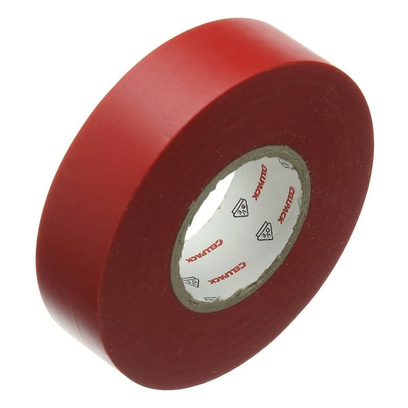foto del prodotto nastro isolante rosso cellpack 19x25x0,15 in pvc 145800