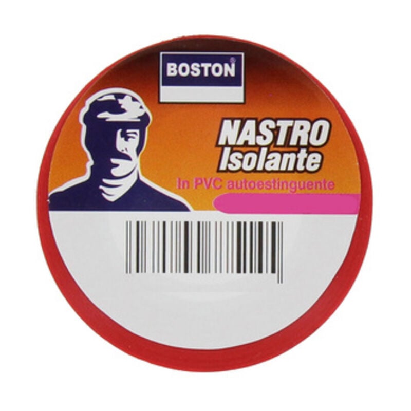 foto del prodotto nastro isolante rosso mm.15 mt.10 . prezzo per 1 pezzo.