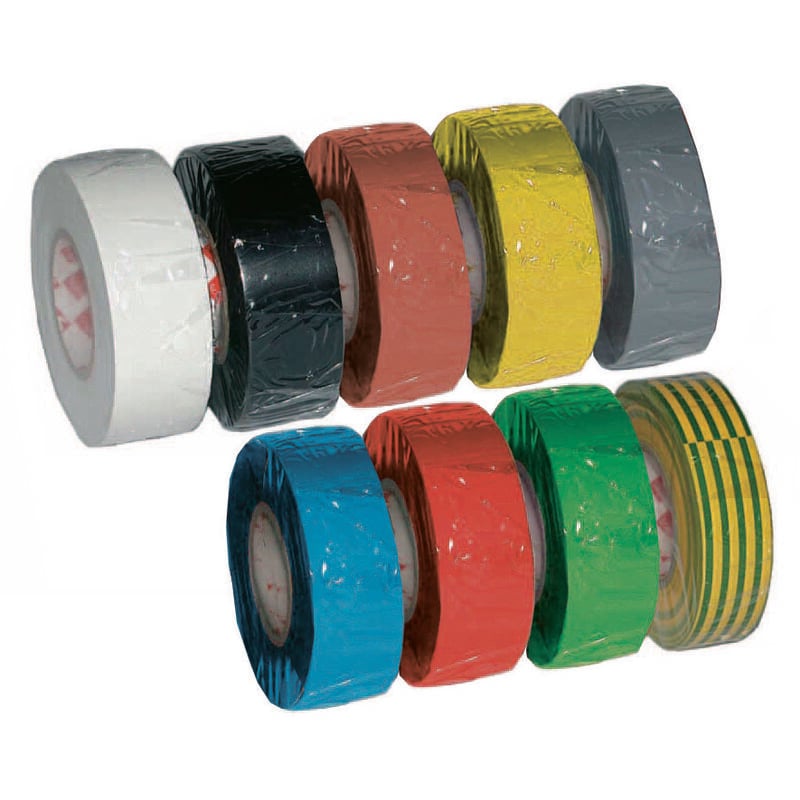 foto del prodotto nastro isolante spessore mm.0,13 mm.50x25mt. colore nero